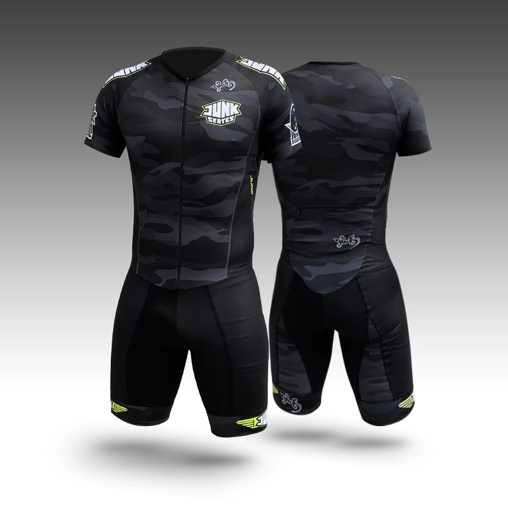 Cycling Gear Clothing - Mans Roller Skating Cycling Jersey Triathlon
