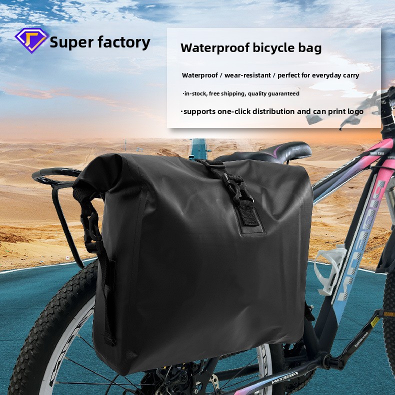 Yellow Cycling Gear - L Waterproof Pvc Bicycle Front Storage