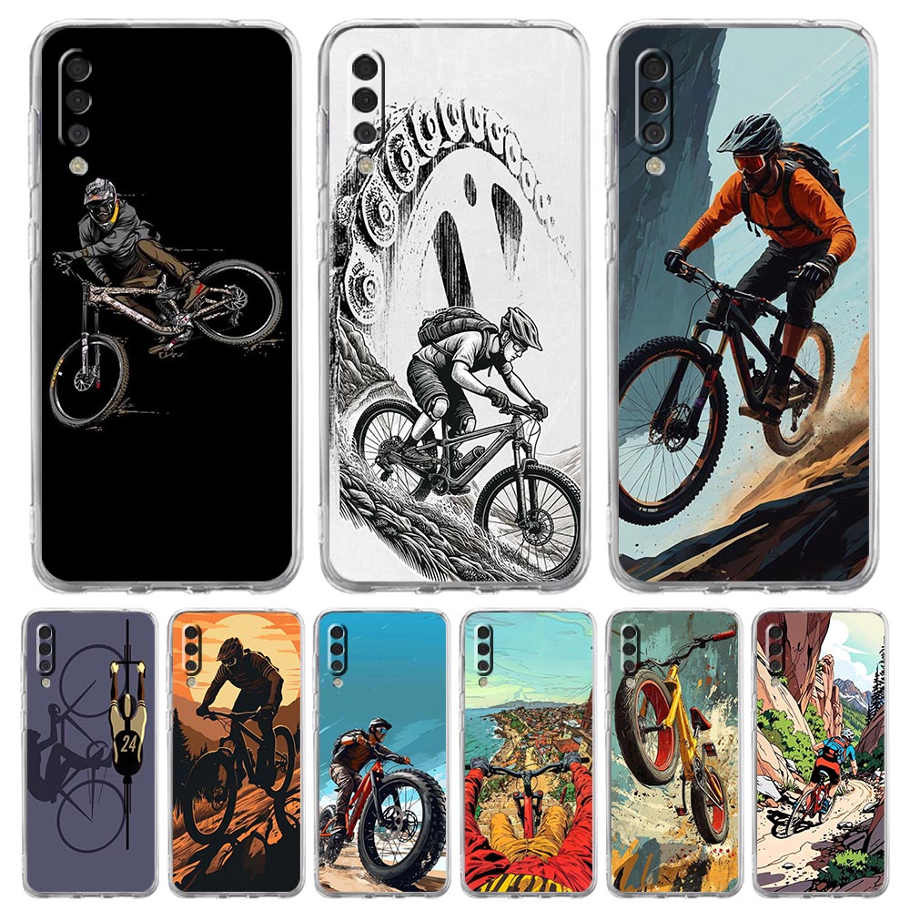 Cycling Gear Pouch - Transparent Phone Case for Samsung Galaxy