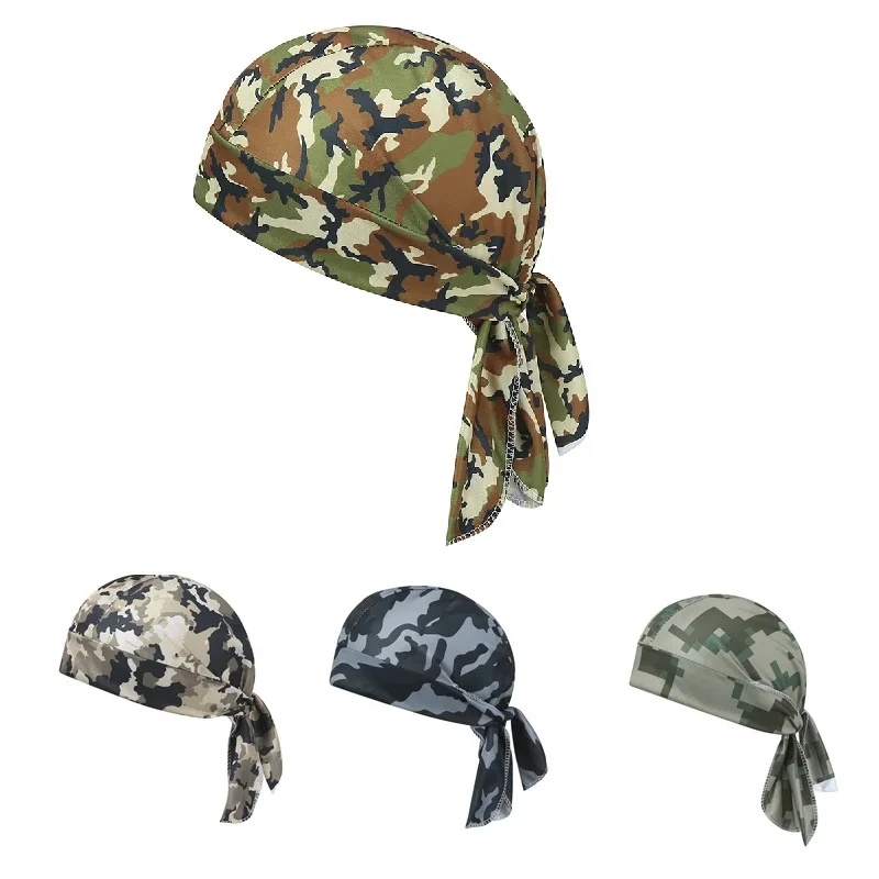 Cycling Headwear - Camouflage Headband Bandana Handkerchief Head Man