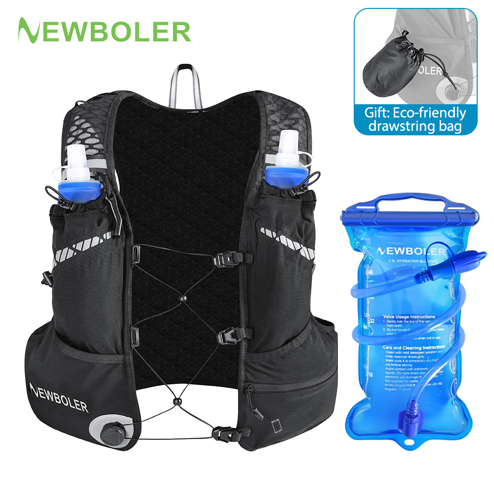 Cycling Gear Pouch - 8L Breathable Hydration Vest Pack For