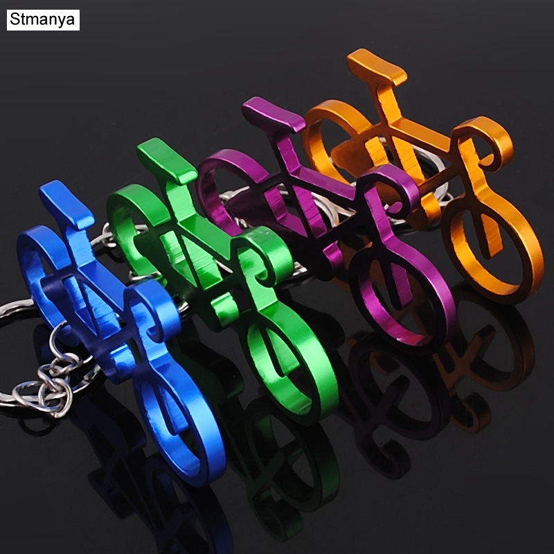 New Metal Keychain Men Women C - Yellow Cycling Gear review and price