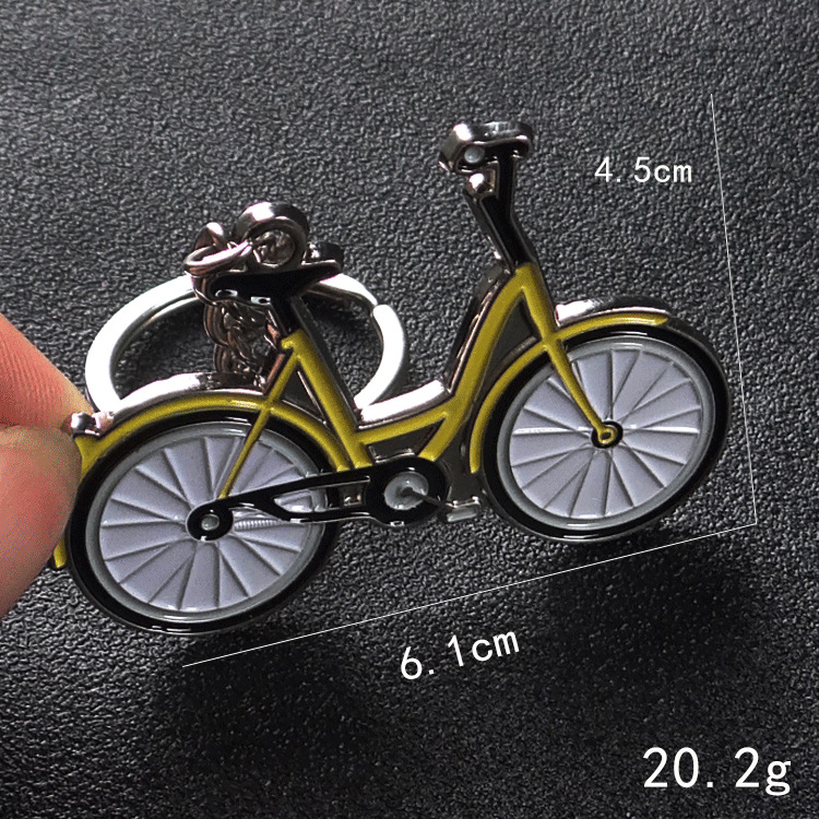 New Yellow bicycle Key chain m - Yellow Cycling Gear review and price