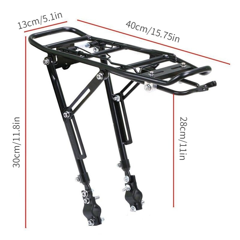 1PC Alloy Rear Bicycle  Rack C - Cycling Gear Pouch review and price