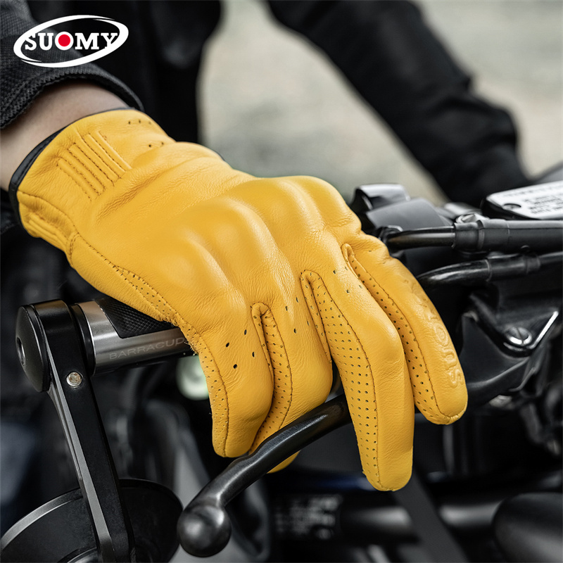 Sheepskin Breathable Motorcycl - Yellow Cycling Gear review and price