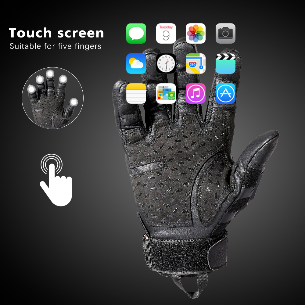 PU Leather Full Finger Tactica - Cycling Gear Display review and price