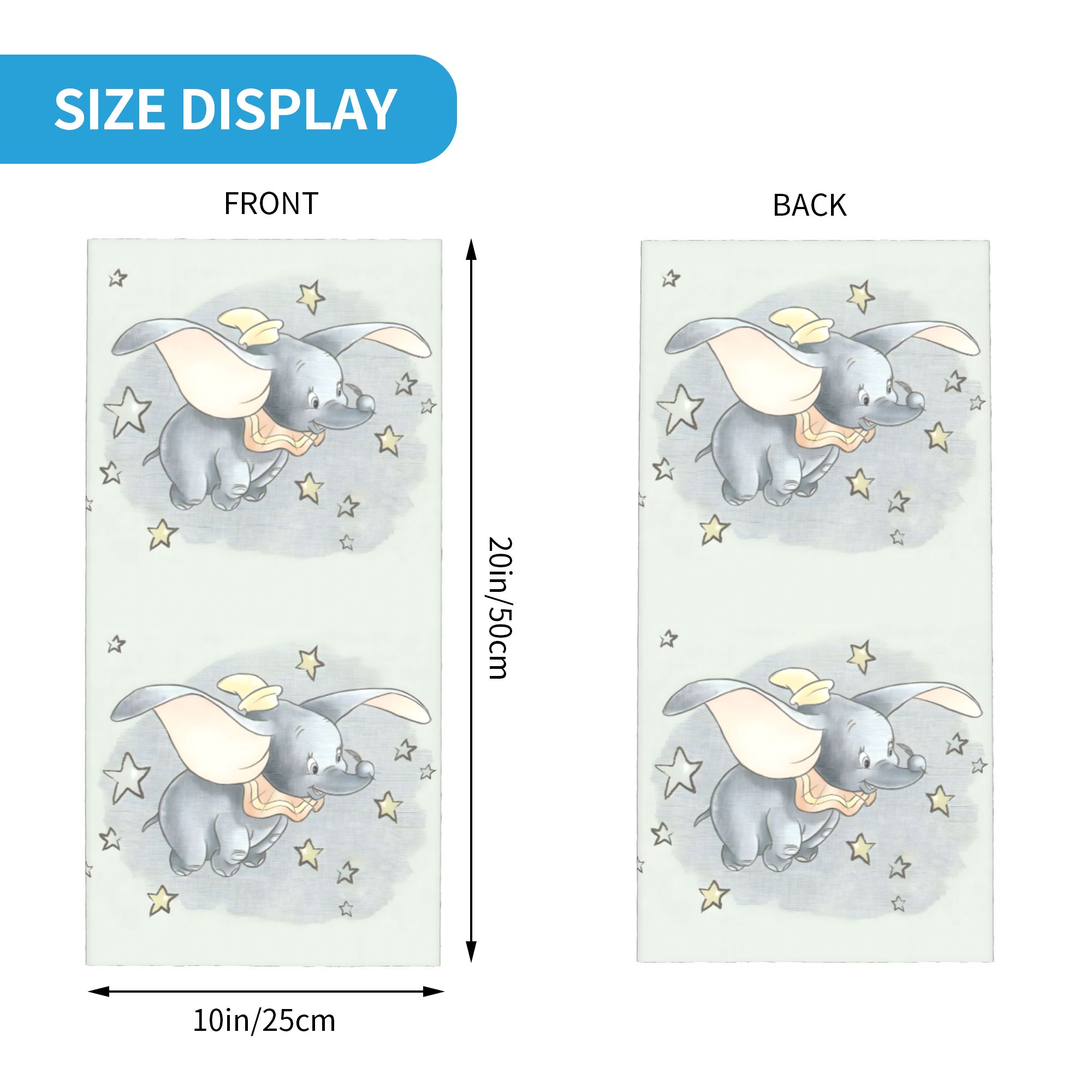 Custom Anime Dumbo  Bandana Ne - Cycling Headwear review and price