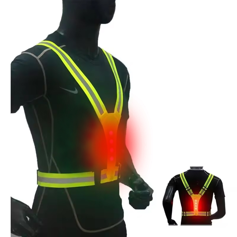 LED Running Vest Reflective Gl - Cycling Gear Clothing review and price