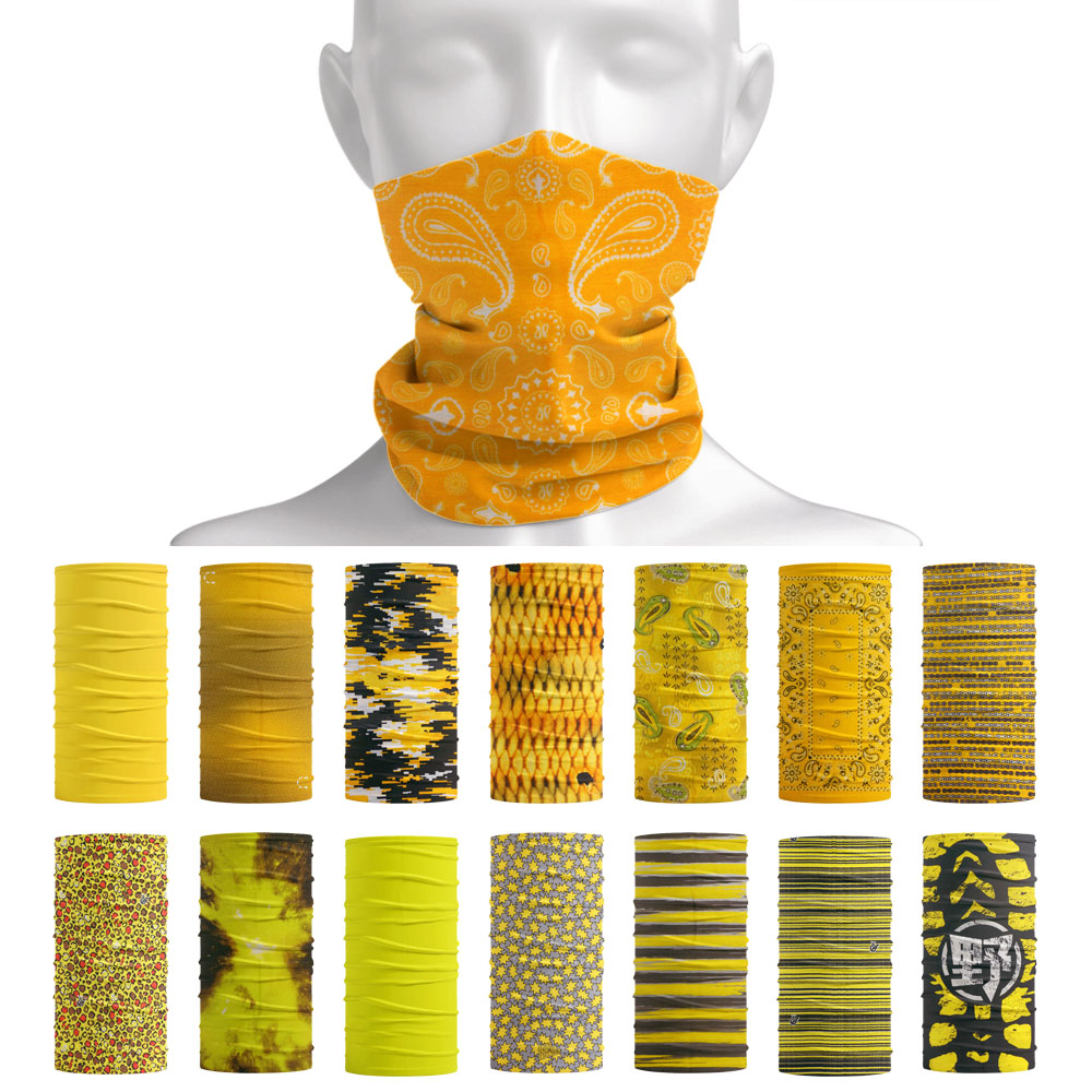 Bright Color Tube Neckchief Wo - Yellow Cycling Gear review and price