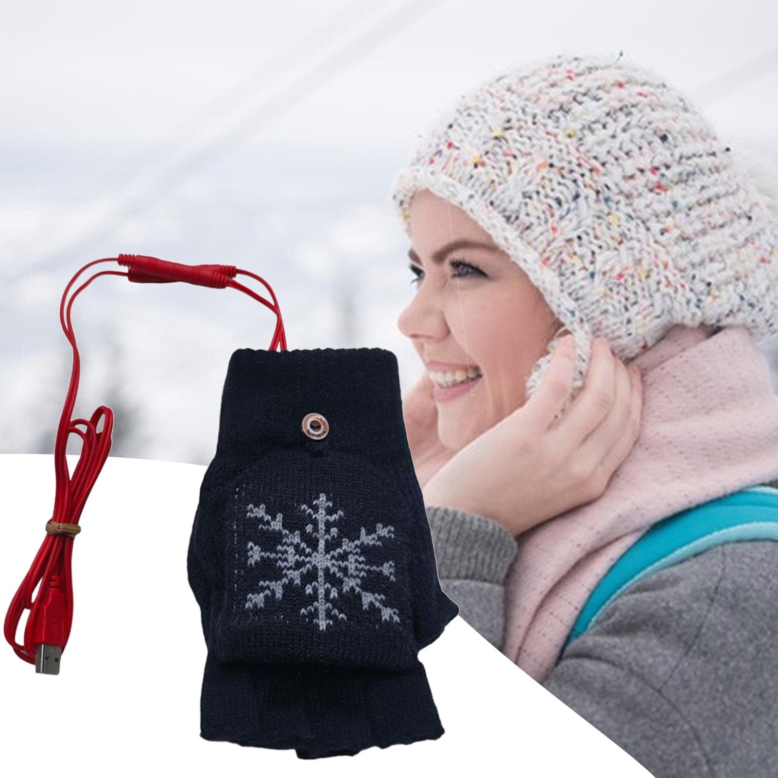 Heated Gloves Fingerless USB H - Cycling Hand Gear review and price