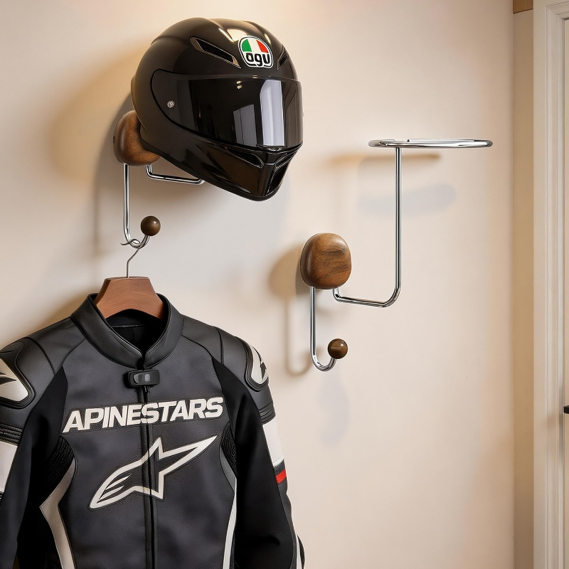 Wall Mount Helmet Storage Rack - Cycling Gear Display review and price