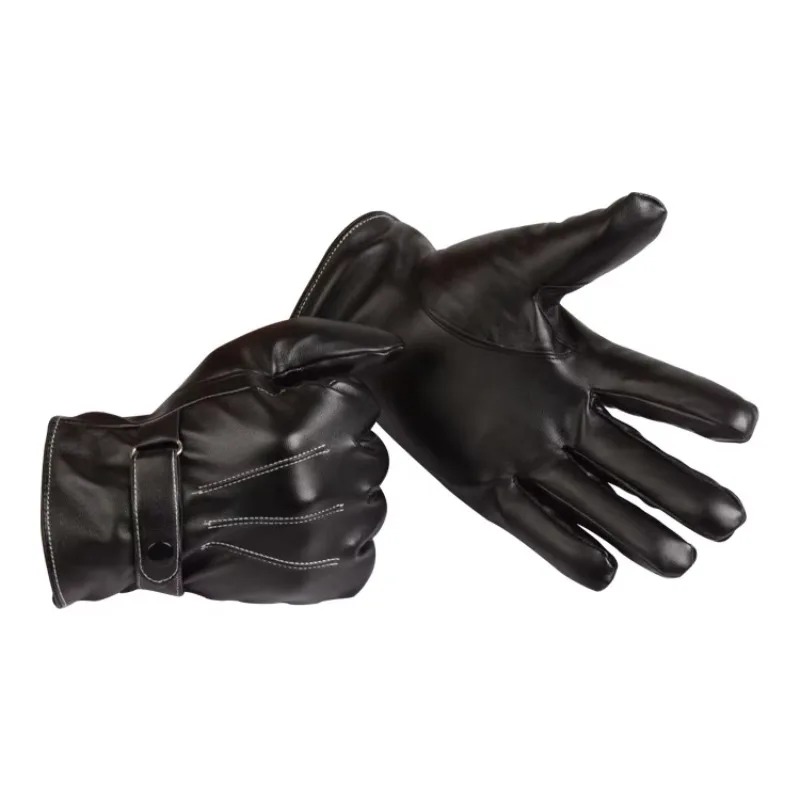 Men's Gloves PU Leather Plush  - Cycling Hand Gear review and price
