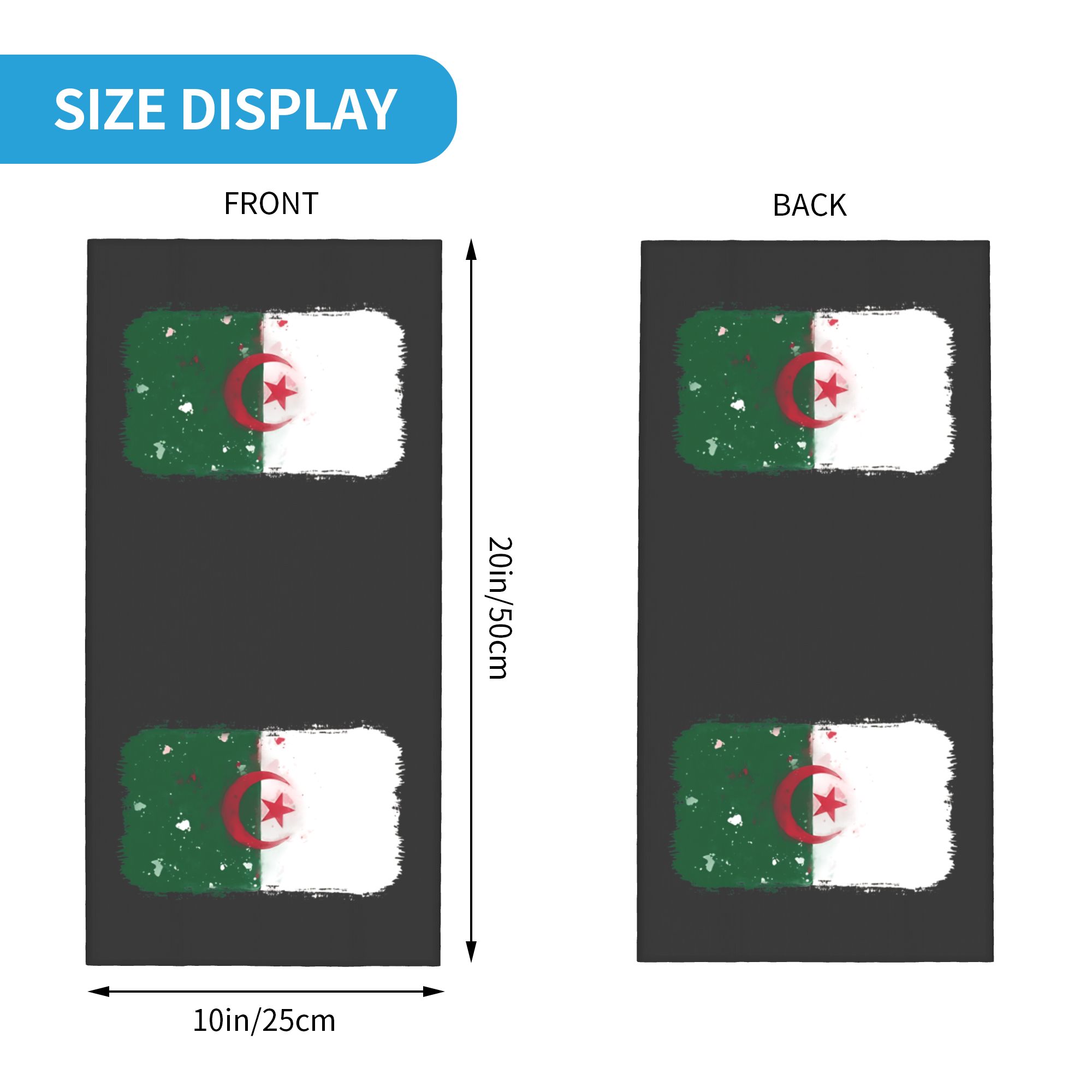 Flag of Algeria Bandana  Retro - Cycling Headwear review and price