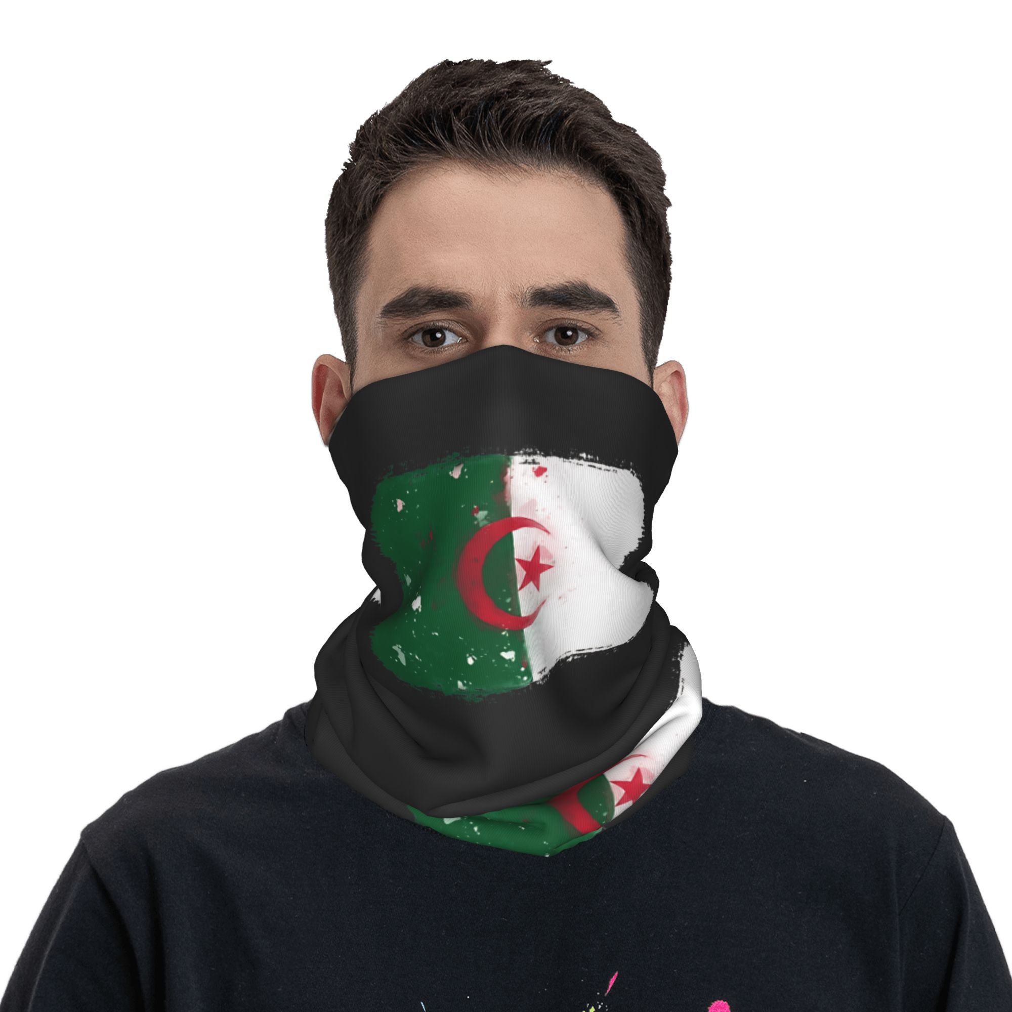 Flag of Algeria Bandana  Retro - Cycling Headwear review and price